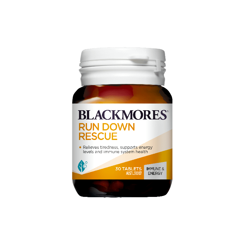 Blackmores Run Down Rescue Tablets 30 - 93564281 are sold at Cincotta Discount Chemist. Buy online or shop in-store.