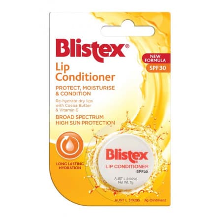 Blistex Lip Conditioner Pot SPF30+ 7g - 9313501311539 are sold at Cincotta Discount Chemist. Buy online or shop in-store.