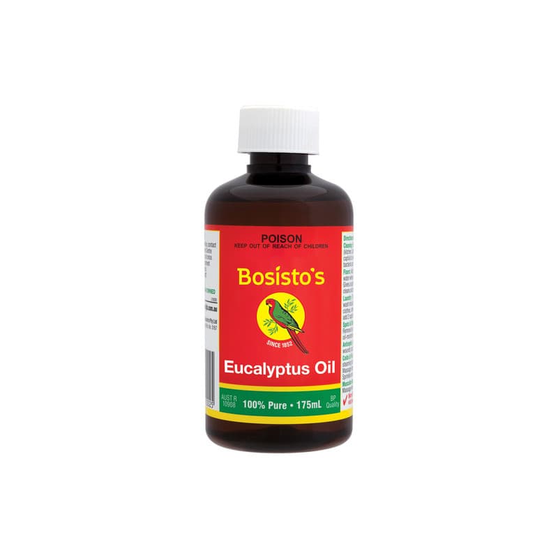 Bosistos Eucalyptus Oil 175mL - 9300710001245 are sold at Cincotta Discount Chemist. Buy online or shop in-store.