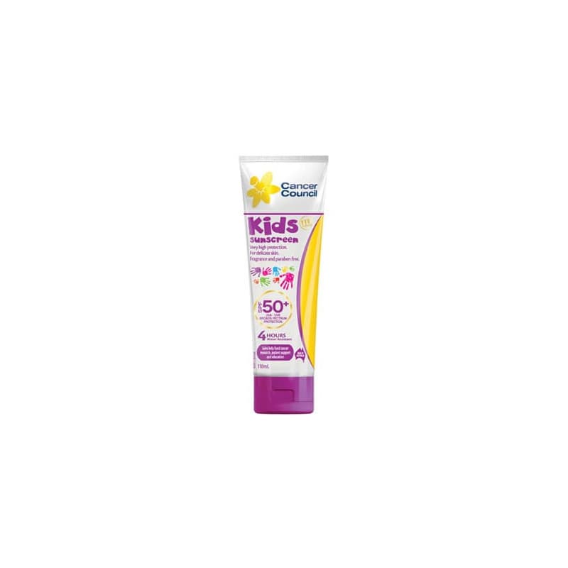 Cancer Council Sunscreen Kids SPF50+ 110mL - 9321299102314 are sold at Cincotta Discount Chemist. Buy online or shop in-store.