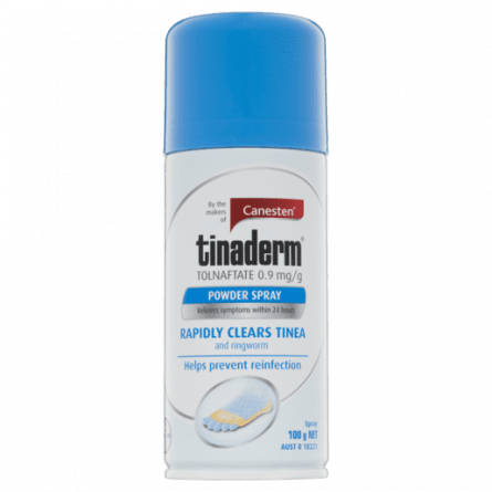 Tinaderm Powder Spray 100g - 9310160823007 are sold at Cincotta Discount Chemist. Buy online or shop in-store.