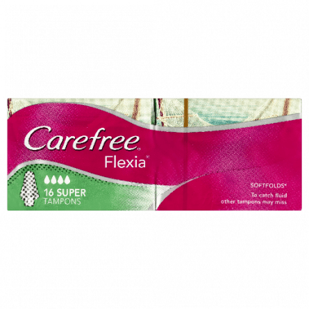 Carefree Flexia Tampons Super 16 - 9300607516715 are sold at Cincotta Discount Chemist. Buy online or shop in-store.