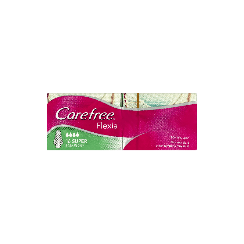 Carefree Flexia Tampons Super 16 - 9300607516715 are sold at Cincotta Discount Chemist. Buy online or shop in-store.