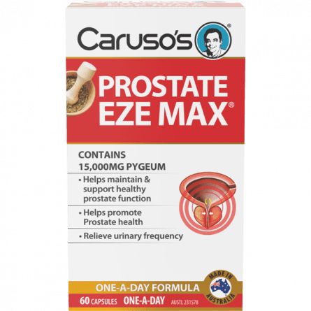 Carusos Prostate Eze Max 60 Capsules - 9323573001788 are sold at Cincotta Discount Chemist. Buy online or shop in-store.