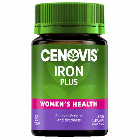 Cenovis Iron Plus 80 Tablets - 9300705605441 are sold at Cincotta Discount Chemist. Buy online or shop in-store.