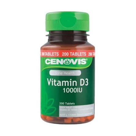 Cenovis Vitamin D3 200 Tablets - 9300705603935 are sold at Cincotta Discount Chemist. Buy online or shop in-store.