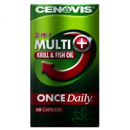 Cenovis Once Daily Multi + Krill 50 Capsules - 9300705604529 are sold at Cincotta Discount Chemist. Buy online or shop in-store.