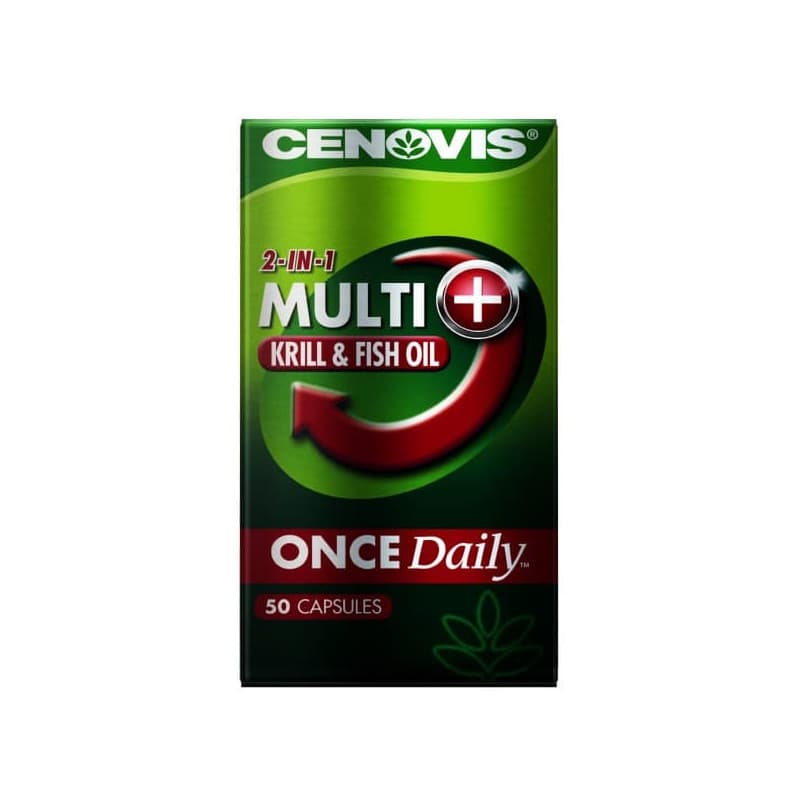 Cenovis Once Daily Multi + Krill 50 Capsules - 9300705604529 are sold at Cincotta Discount Chemist. Buy online or shop in-store.