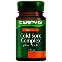Cenovis Cold Sore Complex 30 Tablets - 9300705604949 are sold at Cincotta Discount Chemist. Buy online or shop in-store.