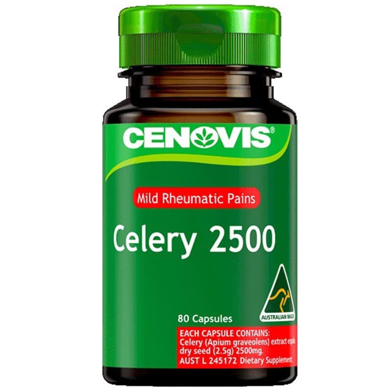 Cenovis Celery 2500 80 Capsules - 9300705605373 are sold at Cincotta Discount Chemist. Buy online or shop in-store.