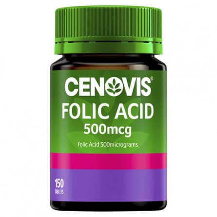 Cenovis Folic Acid 500mcg Tablets 150 - 9300705605410 are sold at Cincotta Discount Chemist. Buy online or shop in-store.