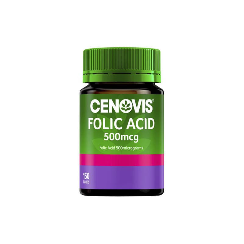 Cenovis Folic Acid 500mcg Tablets 150 - 9300705605410 are sold at Cincotta Discount Chemist. Buy online or shop in-store.