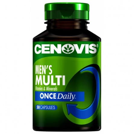 Cenovis Once Daily Mens Multi 50 Capsules - 9300705605649 are sold at Cincotta Discount Chemist. Buy online or shop in-store.