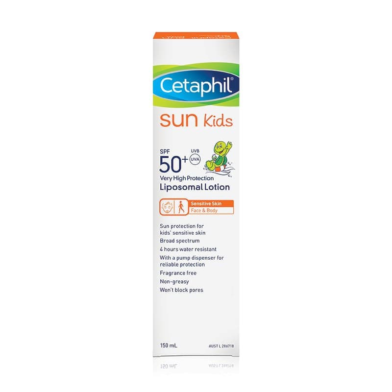 Cetaphil Sun Kids SPF50+ Lotion 150mL - 9318637043781 are sold at Cincotta Discount Chemist. Buy online or shop in-store.