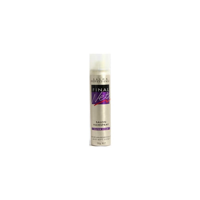 Final Net Hairspray Super Hold 50g - 9310493001714 are sold at Cincotta Discount Chemist. Buy online or shop in-store.