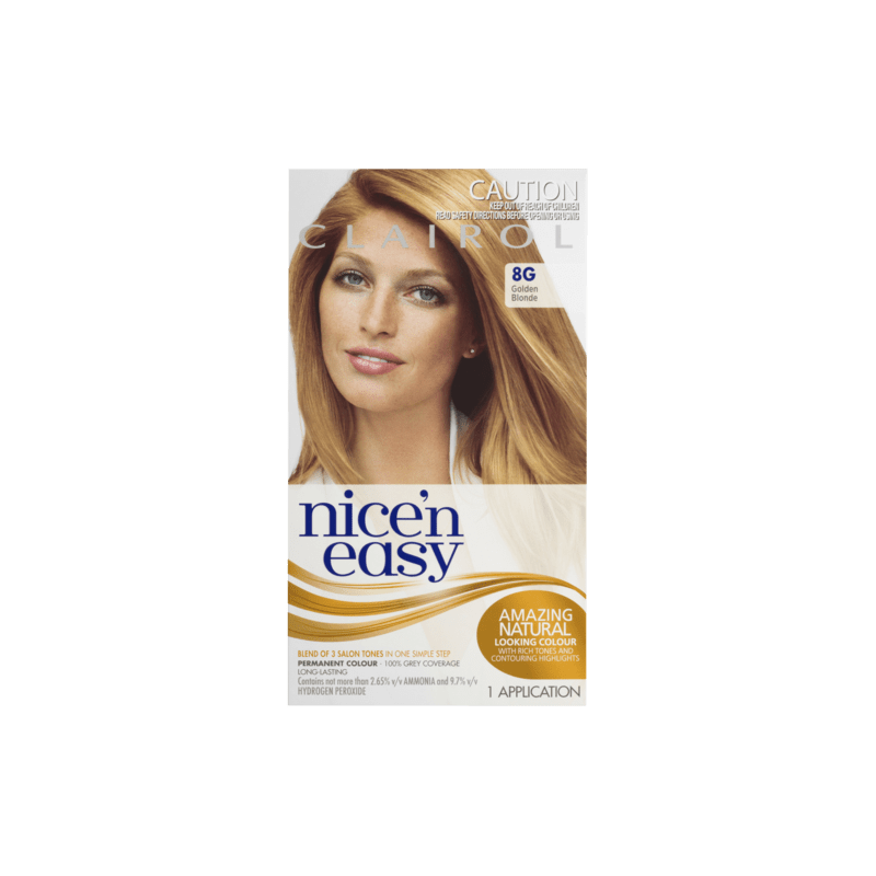 Clairol Nice N Easy 8G Golden Blonde - 3614228806619 are sold at Cincotta Discount Chemist. Buy online or shop in-store.