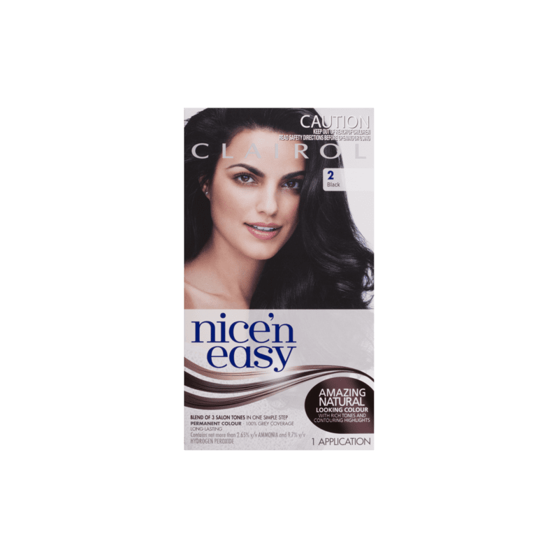 Clairol Nice N Easy 2 Black - 3614228806817 are sold at Cincotta Discount Chemist. Buy online or shop in-store.