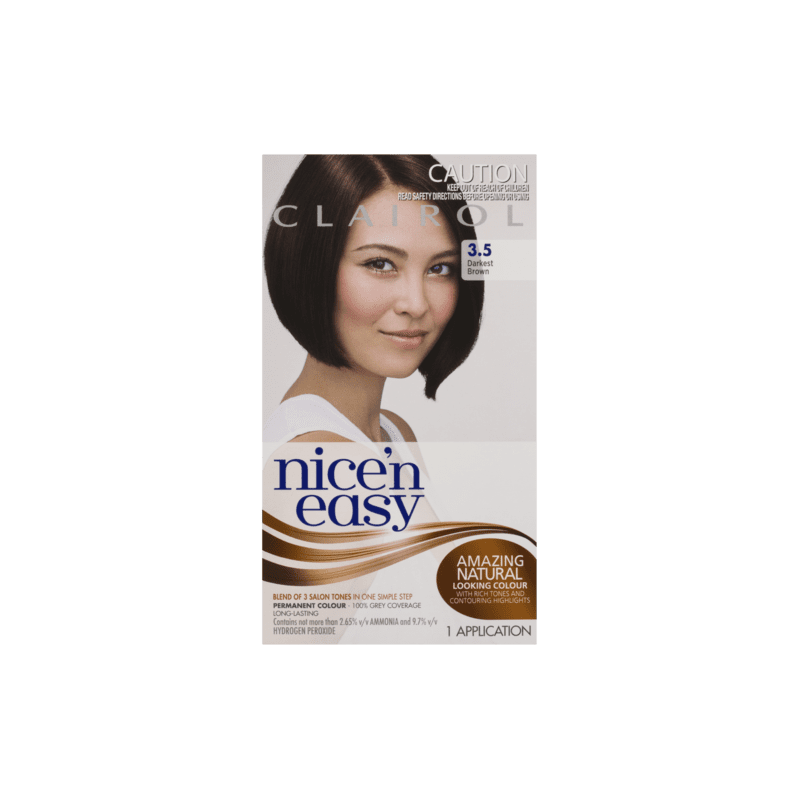 Clairol Nice 'N Easy 121A Darkest Brown - 3614228806749 are sold at Cincotta Discount Chemist. Buy online or shop in-store.
