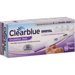 Clearblue Digital Ovulation Test 10 - 4987176010070 are sold at Cincotta Discount Chemist. Buy online or shop in-store.
