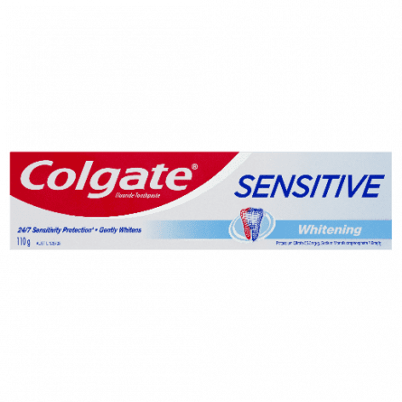 Colgate Toothpaste Sensitive White 110g - 8850006323335 are sold at Cincotta Discount Chemist. Buy online or shop in-store.