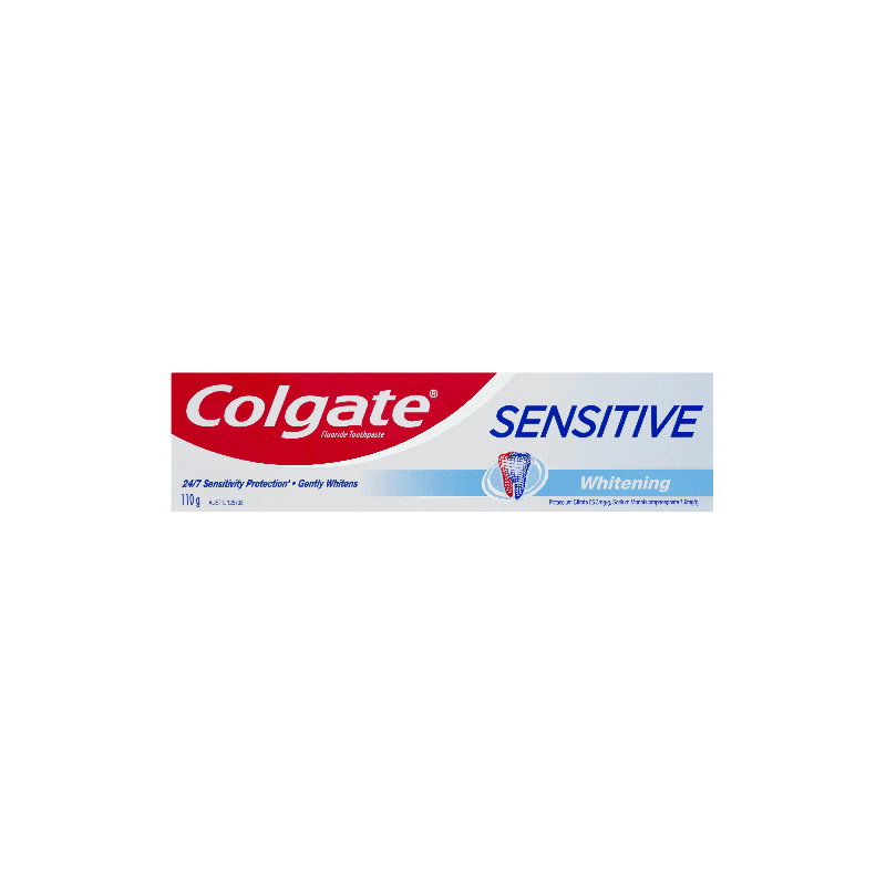 Colgate Toothpaste Sensitive White 110g - 8850006323335 are sold at Cincotta Discount Chemist. Buy online or shop in-store.