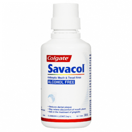 Colgate Savacol Alcohol Free Rinse 300mL - 9300632072507 are sold at Cincotta Discount Chemist. Buy online or shop in-store.