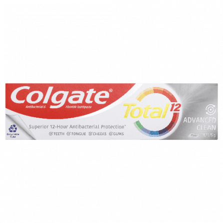 Colgate Toothpaste Total Advance Clean 115g - 8850006344033 are sold at Cincotta Discount Chemist. Buy online or shop in-store.