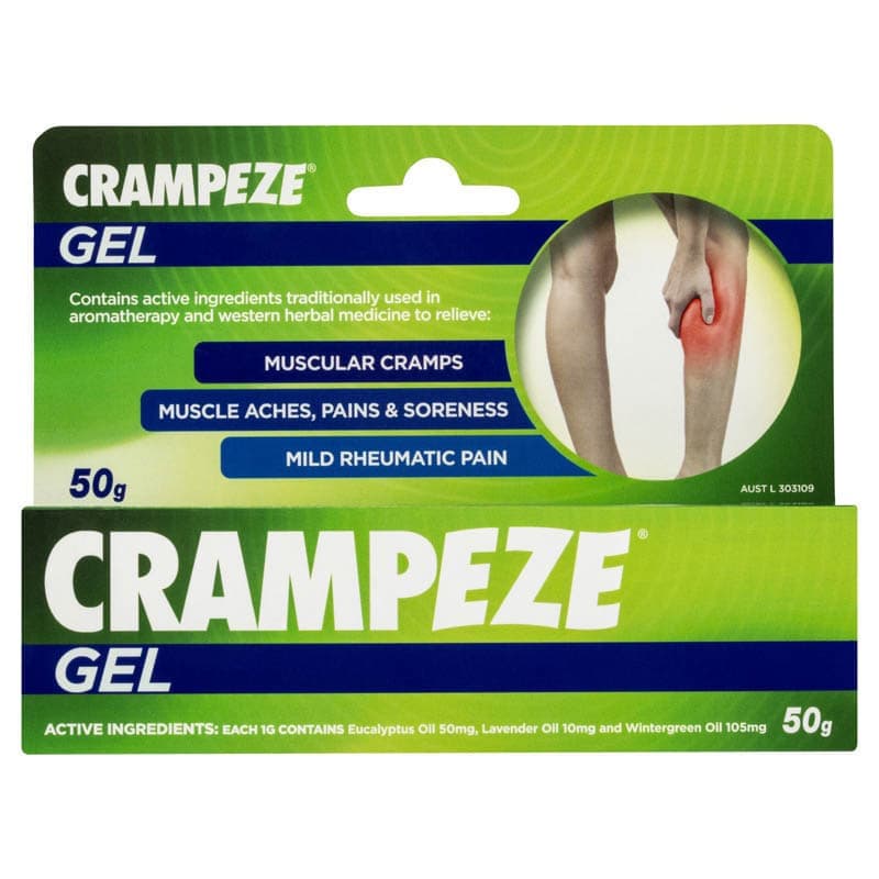 Crampeze Gel 50g - 9329224002074 are sold at Cincotta Discount Chemist. Buy online or shop in-store.