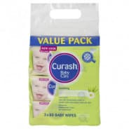 Curash Baby Soothing 3x 80 Wipes - 9310320001306 are sold at Cincotta Discount Chemist. Buy online or shop in-store.
