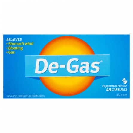 De-Gas Capsules 48 - 9310488012275 are sold at Cincotta Discount Chemist. Buy online or shop in-store.