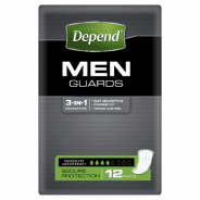 Depend Male Guards 12 pack - 9310088005943 are sold at Cincotta Discount Chemist. Buy online or shop in-store.