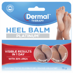 Dermal Therapy Heel Balm Platinum 75g - 9329224001732 are sold at Cincotta Discount Chemist. Buy online or shop in-store.