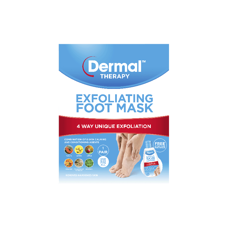 Buy Dermal Therapy Exfoliating Foot Mask 1 Pack online at Cincotta