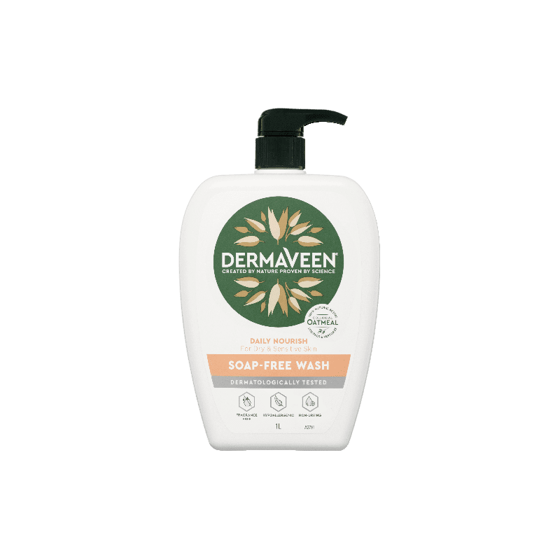 DermaVeen Wash Daily Nourish 1L - 9330130010046 are sold at Cincotta Discount Chemist. Buy online or shop in-store.