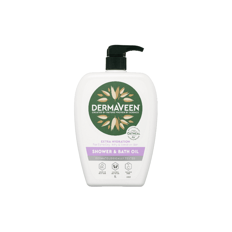 DermaVeen Shower & Bath Oil Extra Gentle 1L - 9314057010310 are sold at Cincotta Discount Chemist. Buy online or shop in-store.