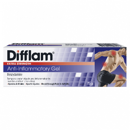 Difflam 5% Extra Strength Gel 75g - 9314057006443 are sold at Cincotta Discount Chemist. Buy online or shop in-store.