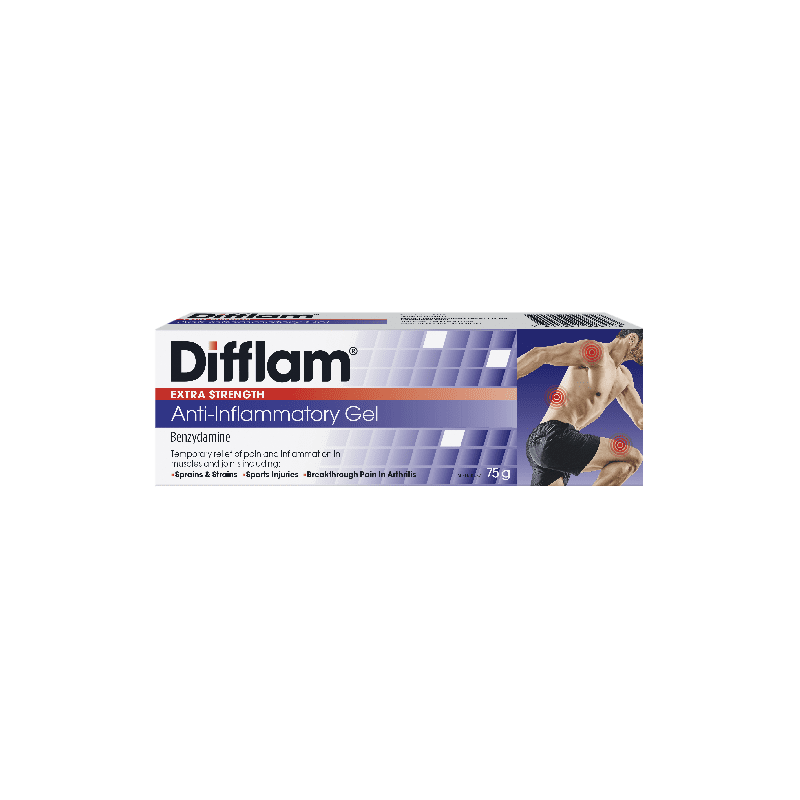 Difflam 5% Extra Strength Gel 75g - 9314057006443 are sold at Cincotta Discount Chemist. Buy online or shop in-store.