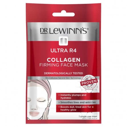 Dr Lewinns R4 Collagen Face Mask 1 Piece - 9319629743184 are sold at Cincotta Discount Chemist. Buy online or shop in-store.