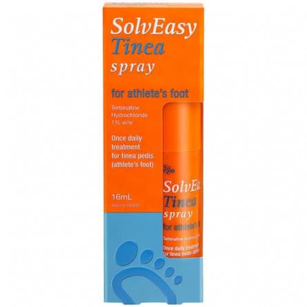 SolvEasy Tinea Spray For Athletes Foot 16mL - 9314839013126 are sold at Cincotta Discount Chemist. Buy online or shop in-store.