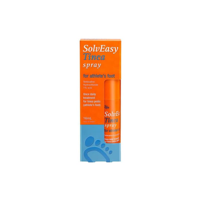 SolvEasy Tinea Spray For Athletes Foot 16mL - 9314839013126 are sold at Cincotta Discount Chemist. Buy online or shop in-store.