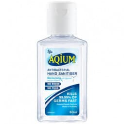 Aqium Antibacterial Hand Gel 60mL - 93549448 are sold at Cincotta Discount Chemist. Buy online or shop in-store.