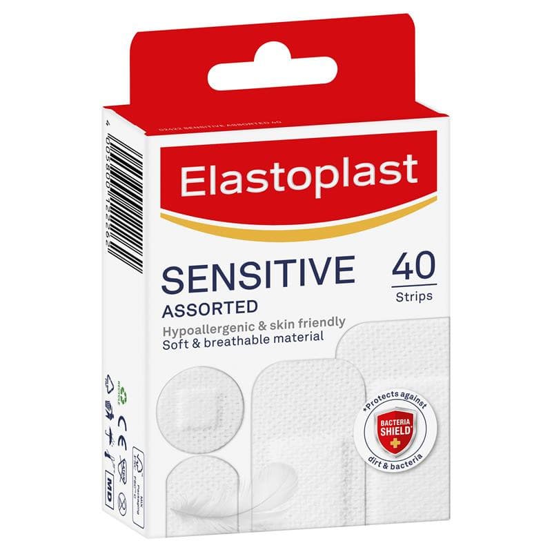 Elastoplast Sensitive Strips Assorted 40pk - 4005800122262 are sold at Cincotta Discount Chemist. Buy online or shop in-store.