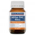Ethical Nutrients Mega Zinc 40mg Tablets 120