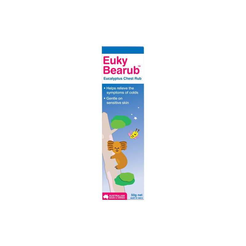Euky Bear Eucalyptus Chest Rub 50g - 9300710003010 are sold at Cincotta Discount Chemist. Buy online or shop in-store.