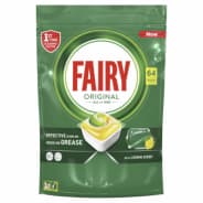 Fairy Original Dishwasher Tablets Lemon 64pk - 8001841958521 are sold at Cincotta Discount Chemist. Buy online or shop in-store.