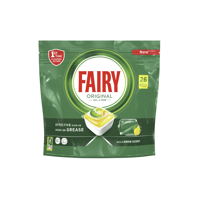 Fairy Original Dishwasher Tablets Lemon 26pk - 8001841958279 are sold at Cincotta Discount Chemist. Buy online or shop in-store.
