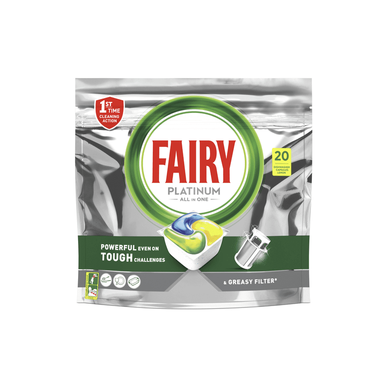 Fairy Platinum Dishwasher Tablets Lemon 20pk - 4902430927888 are sold at Cincotta Discount Chemist. Buy online or shop in-store.