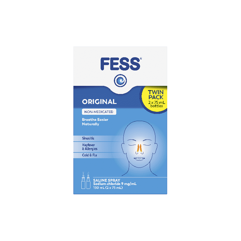 Fess Nasal Spray 75mL x 2 pk - 9317039000378 are sold at Cincotta Discount Chemist. Buy online or shop in-store.