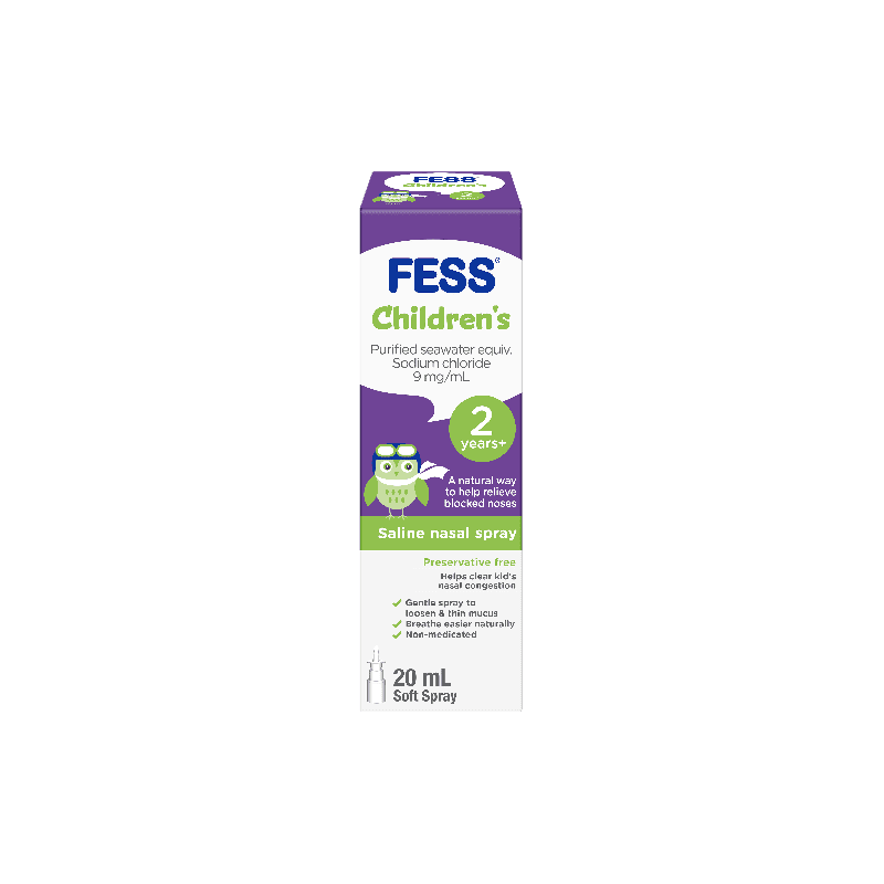 Fess Children's Saline Nasal Spray 20mL - 9317039000590 are sold at Cincotta Discount Chemist. Buy online or shop in-store.