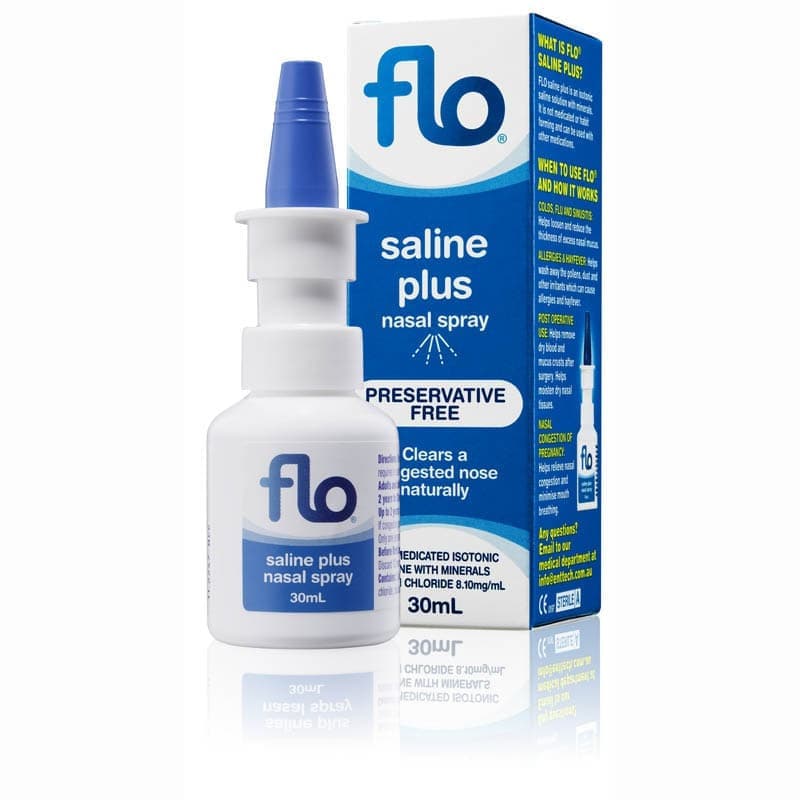 Flo Saline Plus Nasal Spray 30mL - 9333279040059 are sold at Cincotta Discount Chemist. Buy online or shop in-store.